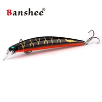 banshee 115mm 10g maximus jerk fishing lure vm01 rattle sound wobbler artificial hard bait jerkbait floating minnow