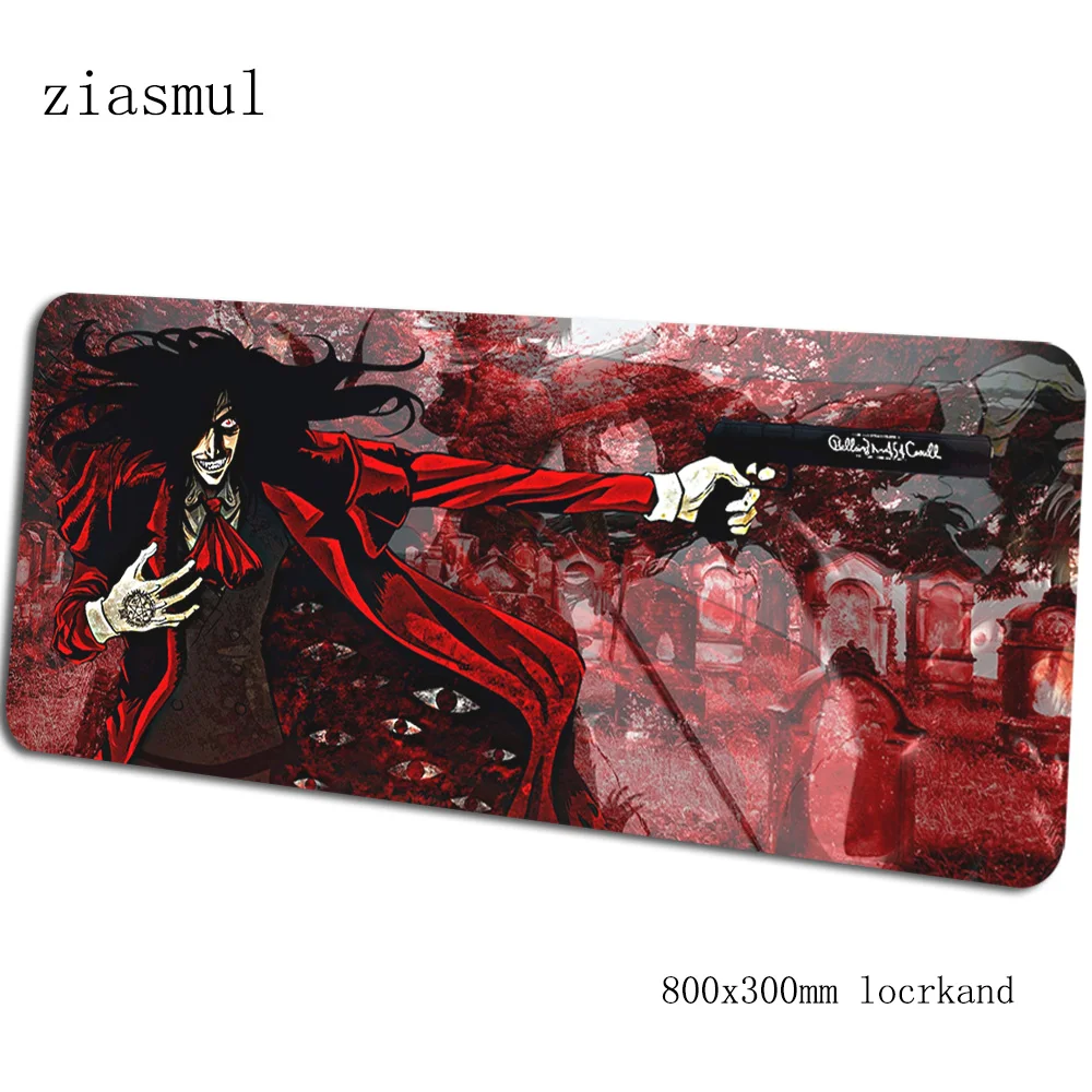 Hellsing коврик для мыши 800x300x3 мм, компьютерный коврик для мыши, геймерский геймпад, ПК, толстый игровой коврик для мыши, офисный коврик для мыши - Цвет: pattern 3