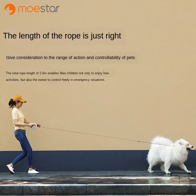

Ring light belt pet traction rope to prevent curl automatic retractable tractor for dogs with lights selected material pet retra