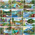 Эми-алмазная живопись, Новое поступление, алмазная вышивка, вышивка Дом 5D сделай сам, квадратная Круглая Мозаика