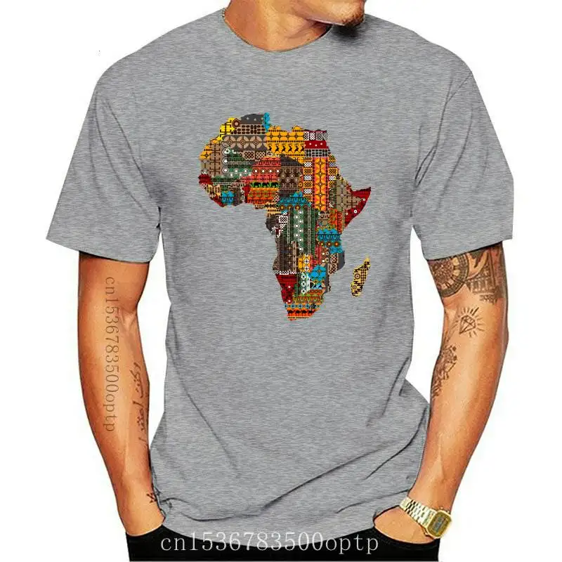 

New Africa Map Graphic Women T-shirts 2021 Summer Harajuku Female Tops Tee Girl White Printed Clothes Streetwear,Drop Ship