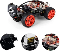 sunfounder raspberry pi smart video robot car kit graphical visual programming remote control electronic toy with camera