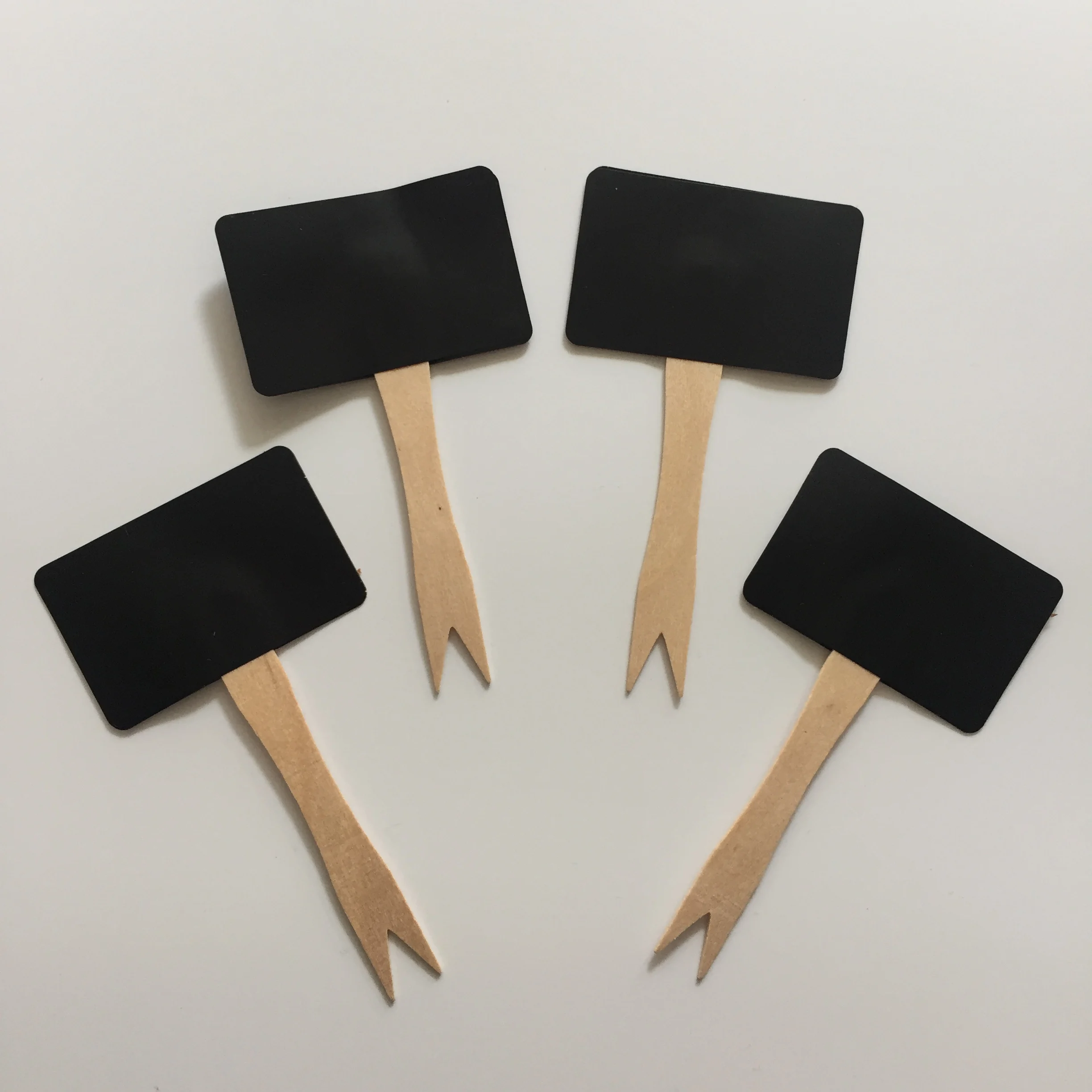 Мини-доска для торта x6-прямоугольная доска торта-знаки кексов-деревенское