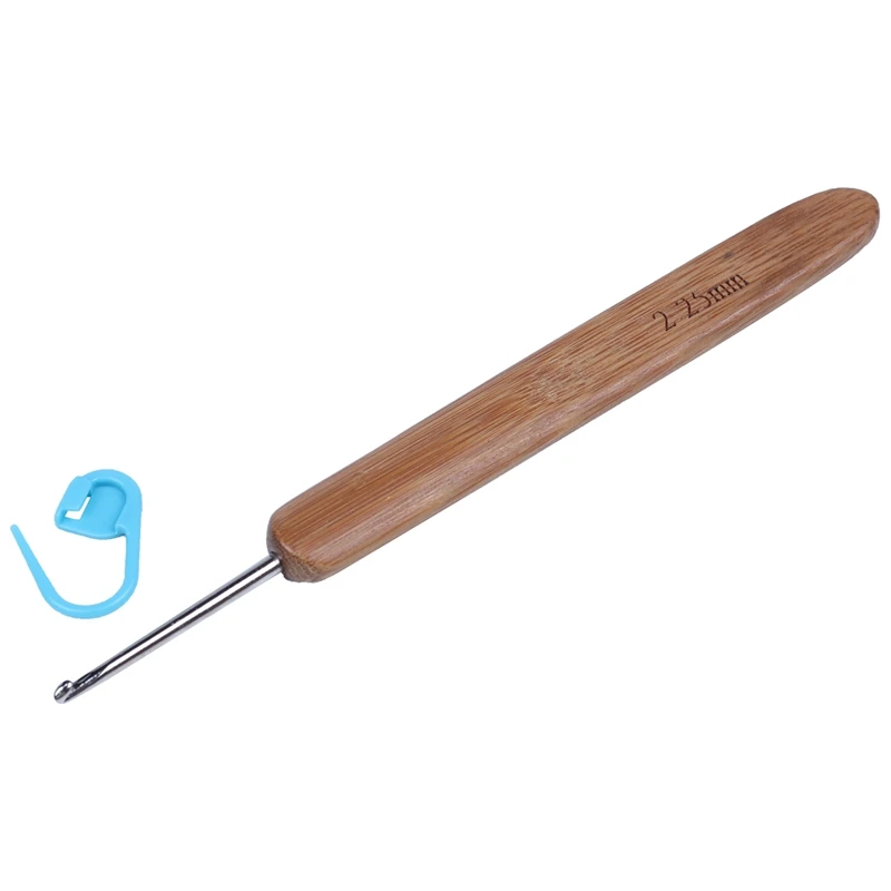 Бамбуковые Спицы для начинающих набор эргономичные Обугленный Бамбук