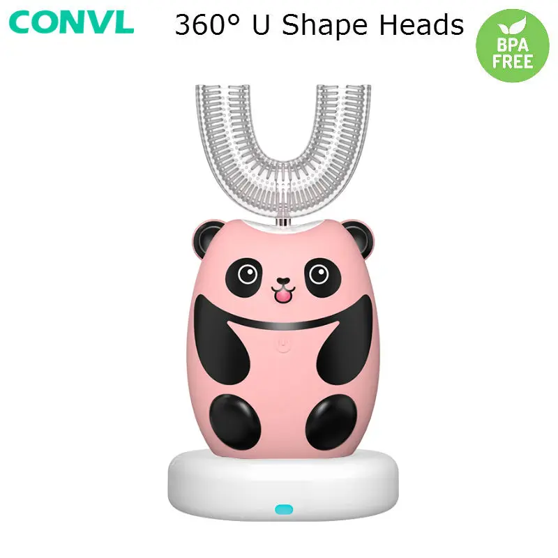 Щетка Зубная электрическая детская с мультяшным рисунком 360 градусов |