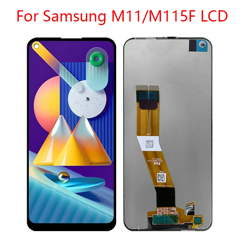 Для Samsung Galaxy M11 SM-M115F SM-M115F/DSN, ЖК-дисплей, сенсорный экран, дигитайзер в сборе, замена 6,22 'для Samsung M11 LCD