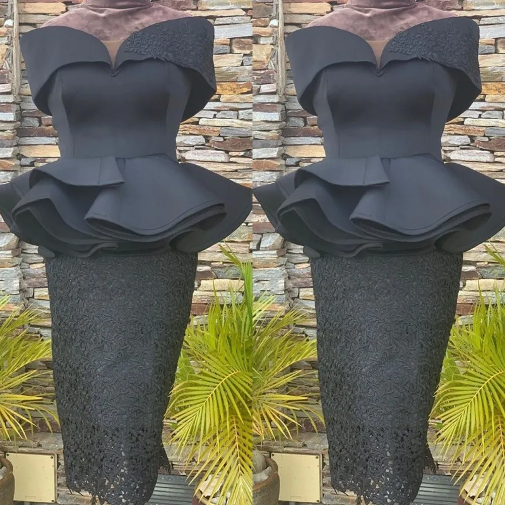 

Prom Cocktail Homecoming Evening Dresses 2022 Woman's Party Night Celebrity Formal Dresses Plus Size Short Dubai Arabic Dress