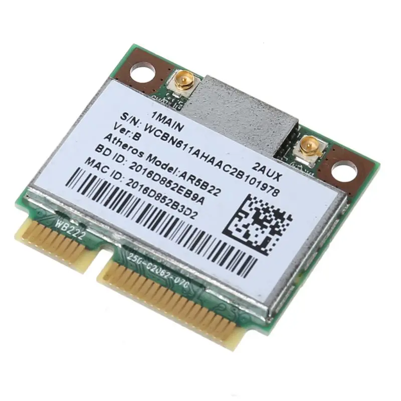AR9462 AR5B22 WB222 мини PCIe 300 Мбит/с Bluetooth 4 0 WLAN Wi-Fi беспроводная карта | Компьютеры и офис