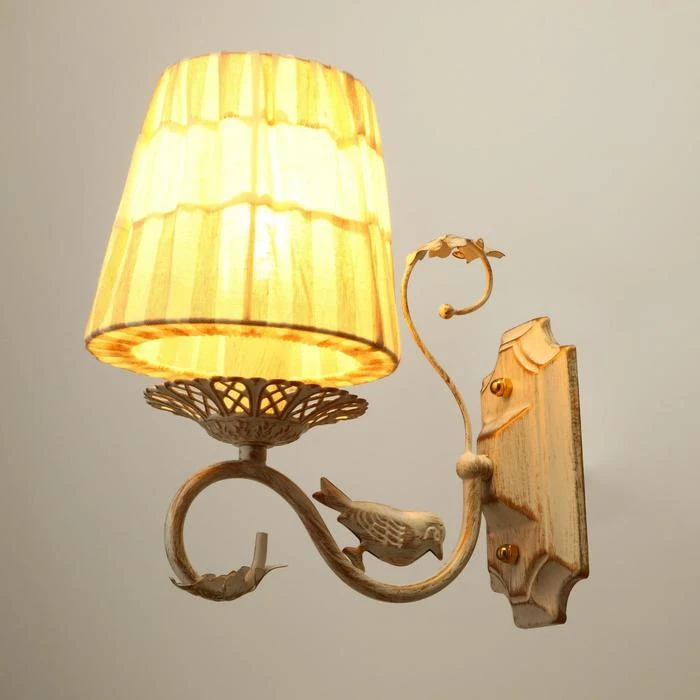 Wall lamp Laurent 1x40W E14 white + gold 30x15x30 cm 4524018 fixtures illumination for bedroom lamps ights home Indoor Lighting Lights | Лампы