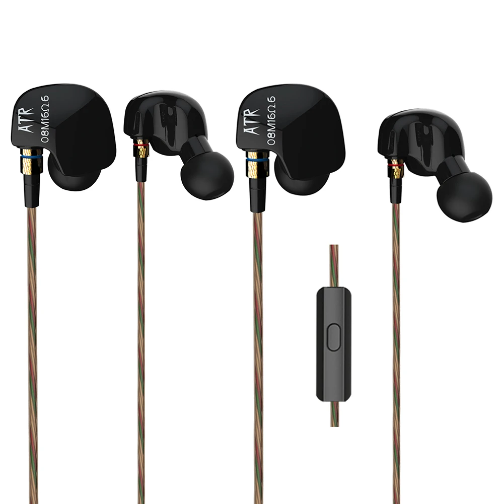 KZ ATR стерео наушники 3 5 мм In-Ear Шум шумоподавления Hi-Fi супер бас спорт на открытом