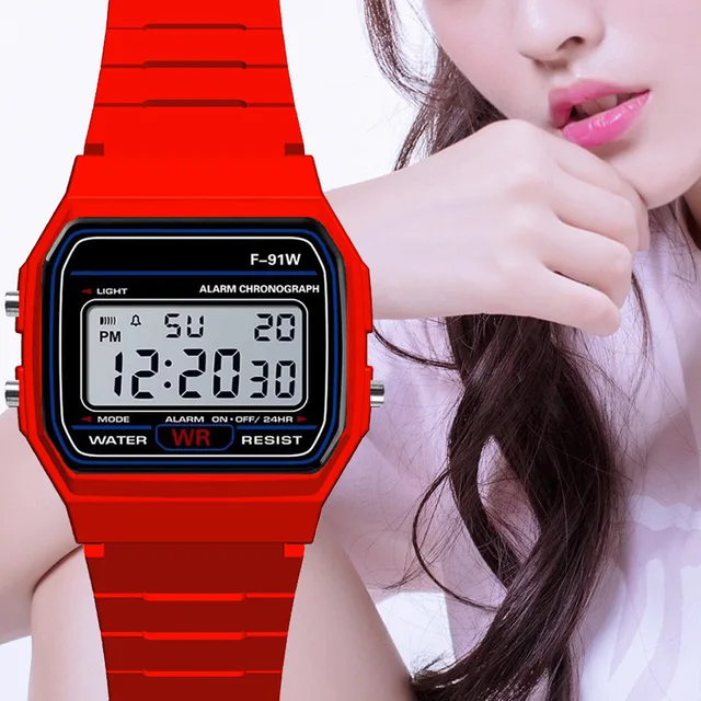 Multifunction Children Digital Watches Boys Silicone Strap Electronic Watch Girls Chronograph Alarm Students Led Display Clock 2