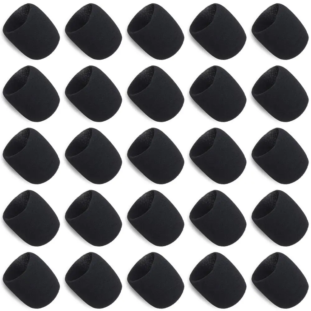 25 шт. губка для микрофона (внутренняя) ветровые экраны пена подходит Shure SM58 SM58S SM58LC