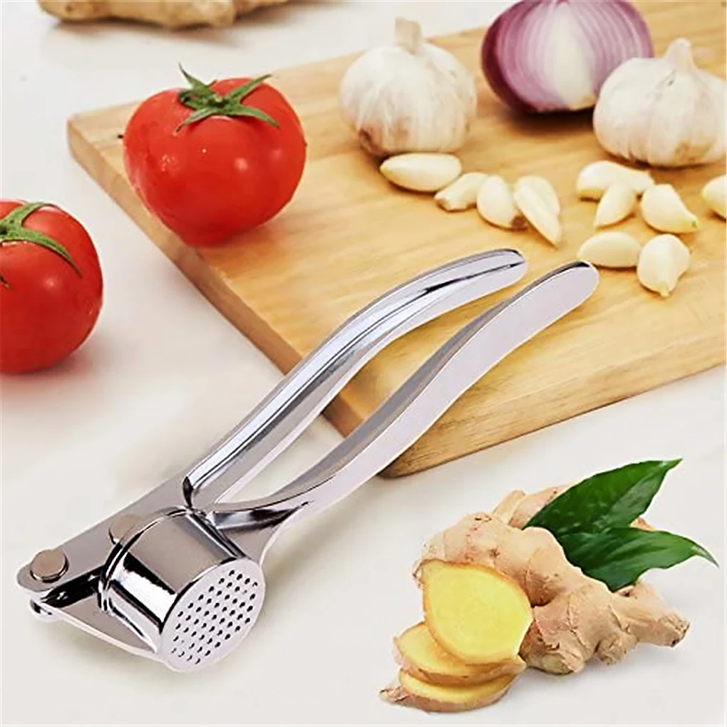 

Stainless Steel Multifunction Garlic Press Crusher Kitchen Cooking Ginger Squeezer Masher Handheld Ginger Mincer Tools