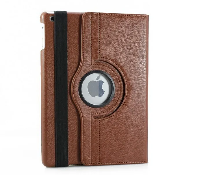 brown Чехол-книжка из искусственной кожи для Apple ipad Air Air2 ipad 5/6 чехол s Smart Stand cover для ipad 9," 9,7 чехол для планшетов+ ручка - Цвет: brown