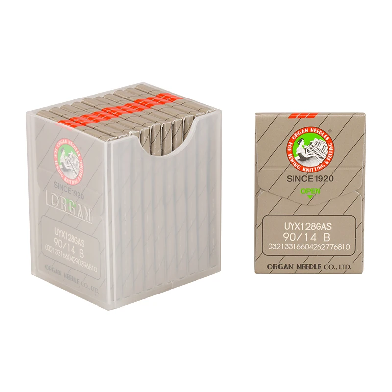 UYX128GAS(90-14B) 10 шт./лот высокое качество иглы organ UY128Gas SY7292 промышленные прямострочные Швейные машины 75/11 - Цвет: UYX128GAS(90-14B)