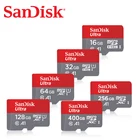 Карта памяти SanDisk A1, 100% оригинал, TFcard SDSQUNC 1 ТБ, 16 ГБ, 32 ГБ, 64 ГБ, 128 ГБ, 200 ГБ, 256 ГБ, 400 ГБ, 512 ГБ, C10, UHS-1 флеш-карта Гб, SDXC u1