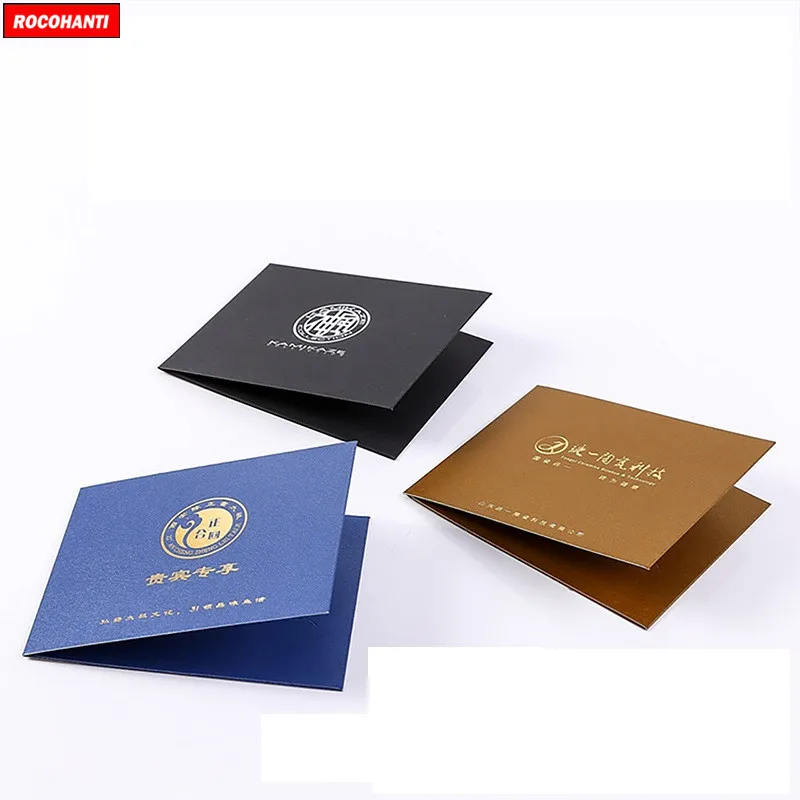 100x подарочная карта на заказ с длинными рукавами Черный поблагодарить вас карты конверты для бизнес VIP карты счета-фактуры