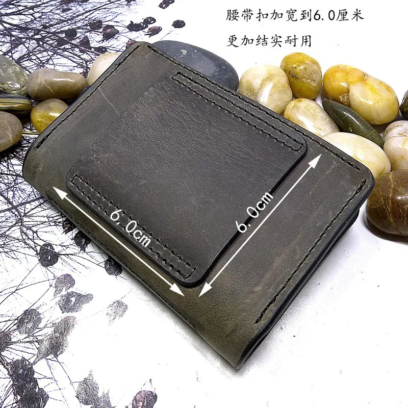 Тонкий поясной кошелек Blongk для мужчин и женщин миниатюрная сумка на молнии из