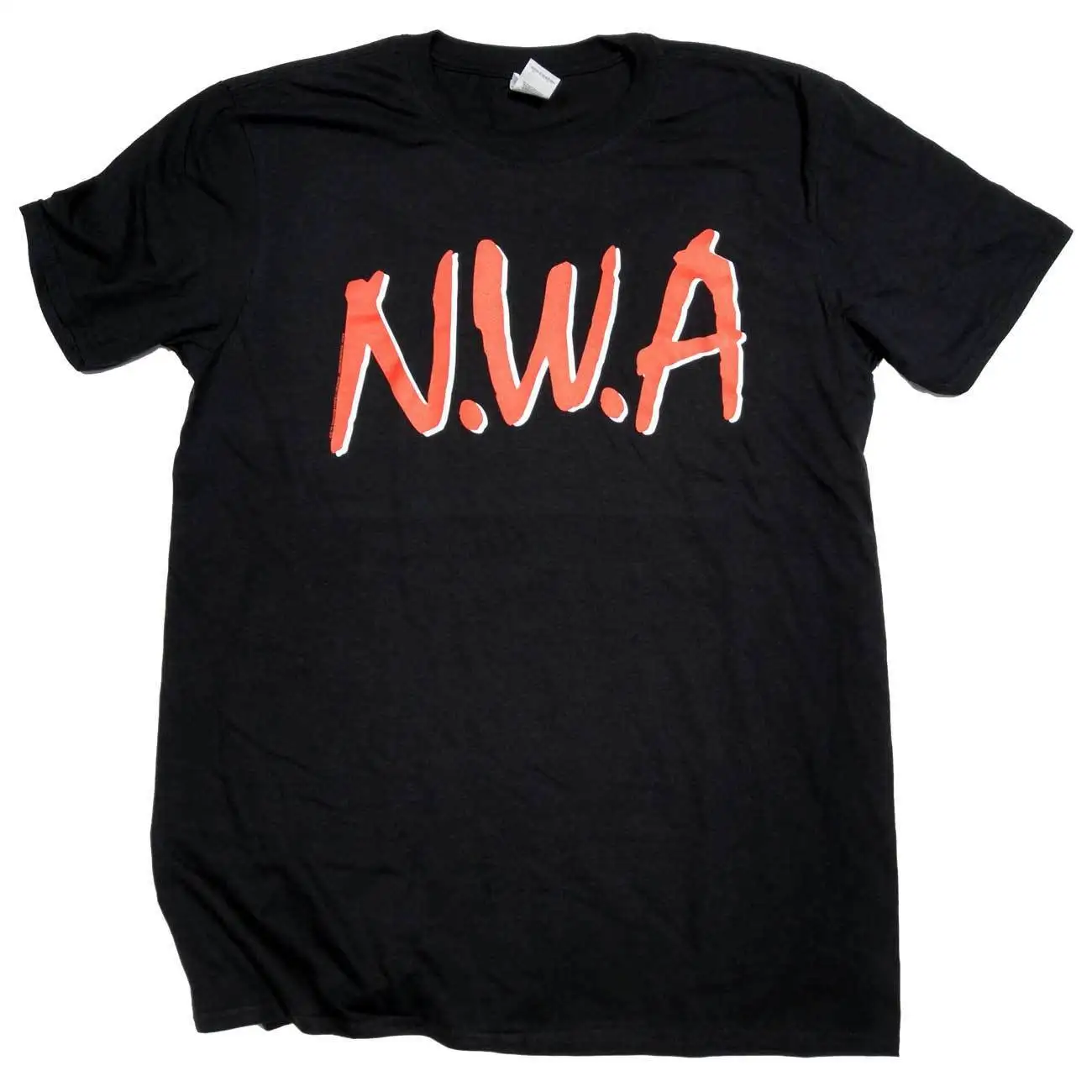 NWA Футболка-n.w. A большой логотип 100% Официальный рэп хип-хоп Футболка Ice Cube KRS 1 |