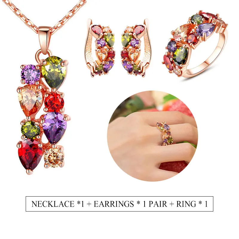 Серьги-гвоздики шикарные циркониевые серьги комплект ювелирных изделий