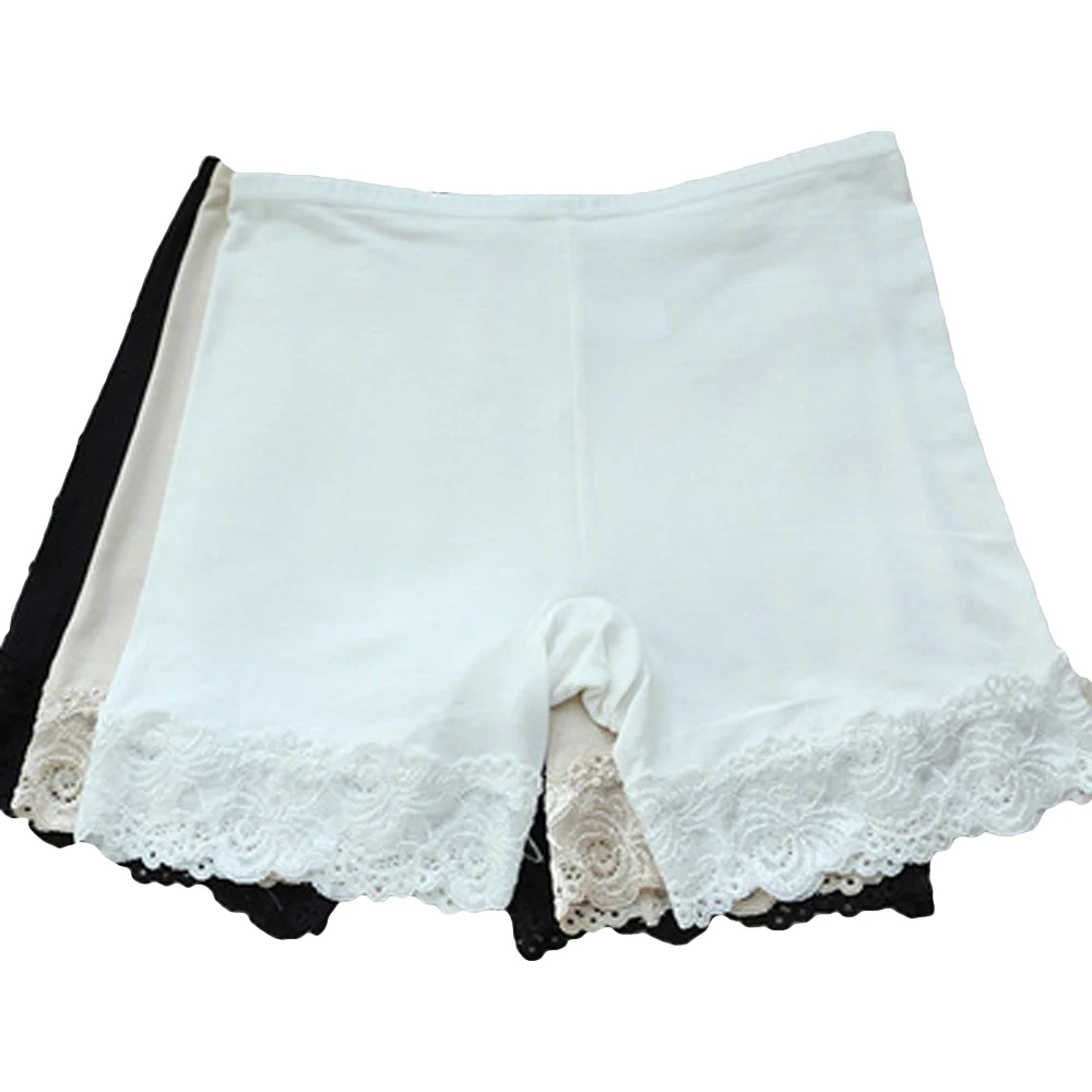 Женские кружевные хлопковые эластичные Короткие трусы короткие леггинсы WATLH0016 |