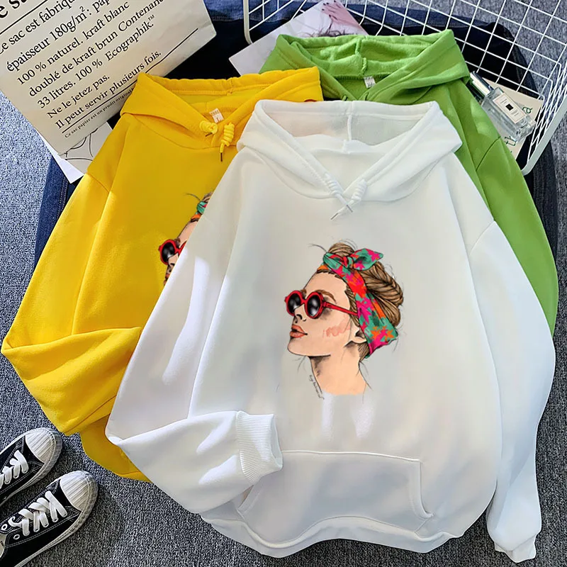 

Fashion Printed Hoodies for Women Streetwear Hooded Autumn and Winter Sweatshirt Clothes Oversized Sweetshirt Hoodie