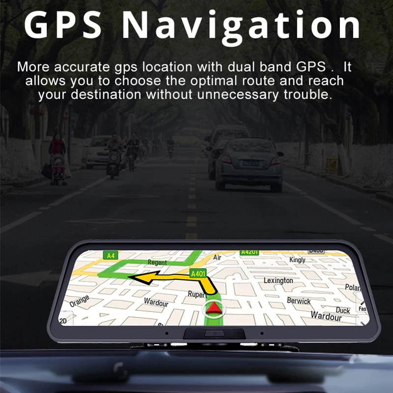 4G ADAS Автомобильный видеорегистратор 1" ips экран с камерой заднего вида Android 5,1 gps Navi Wifi 1080P видеорегистратор видеомагнитофон Монитор парковки