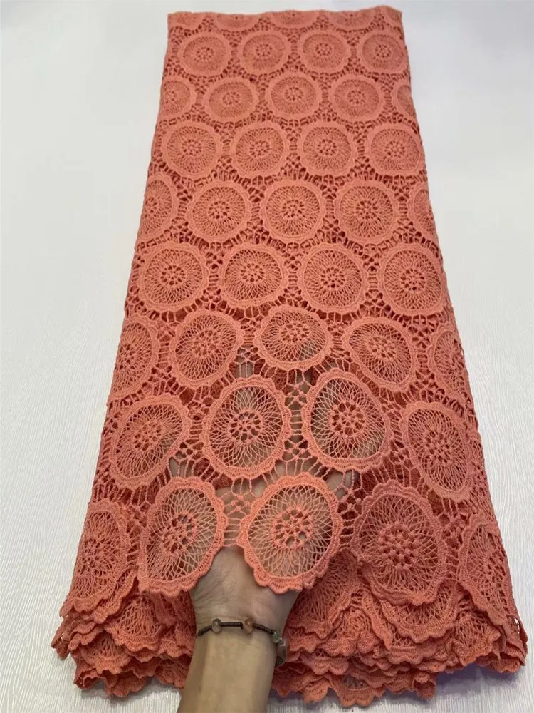 Африканская Тюлевая кружевная ткань с синей Новейшей высококачественной