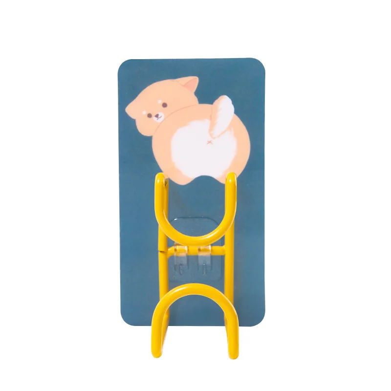 

Punch-free Household Hook Cute Bathroom Toilet Wall-mounted Washbasin Shelf Rack Bathroom Shelf Home Appliance Storage Organizer