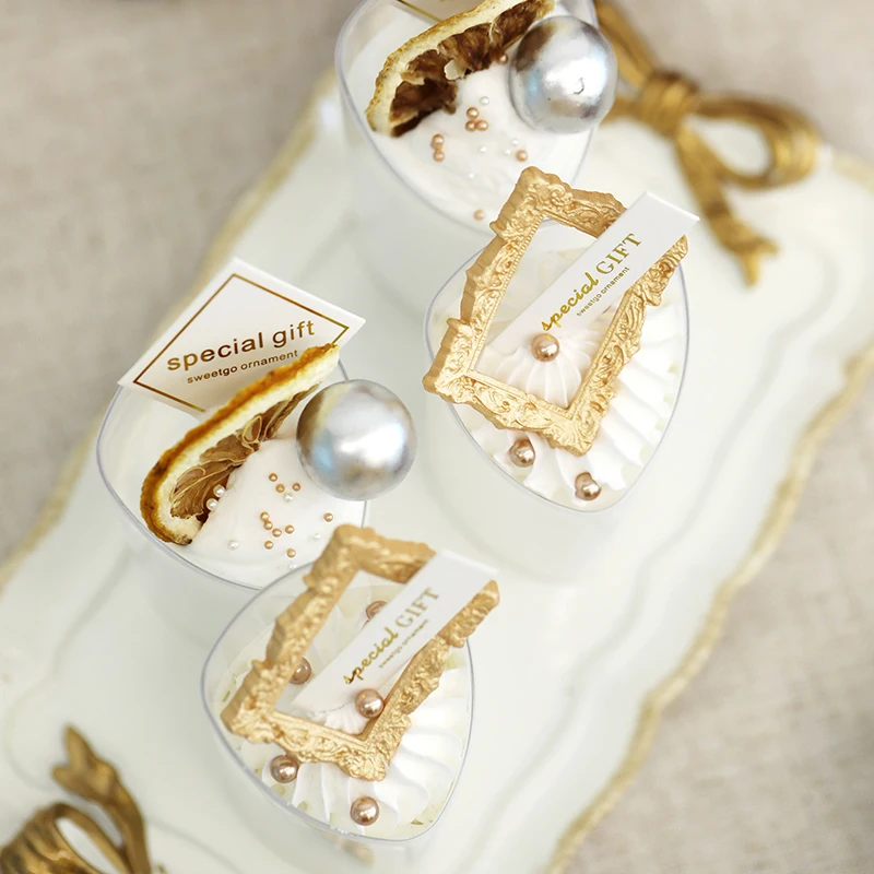 Имитация кремового пудинга модель для торта украшение хлебобулочного магазина