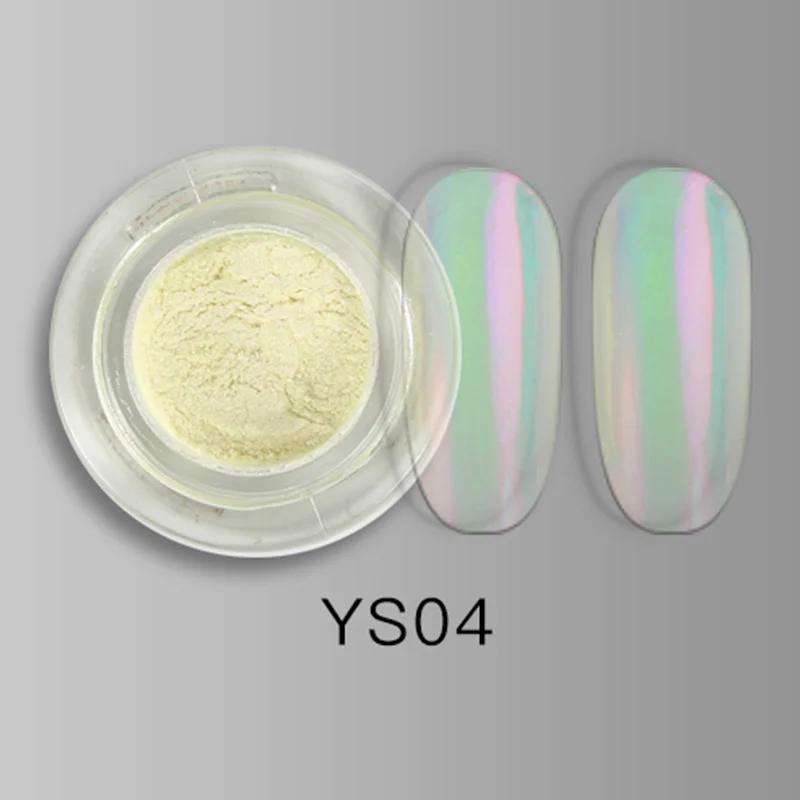 1 коробка блеск для ногтей Волшебная пудра лед сквозь Аврору Русалка мечта