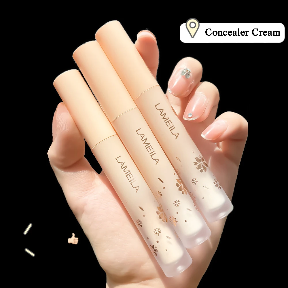 

Waterproof Concealer Base Cream Liquid Foundation Full Coverage Primer Makeup Cover Acne Brighten Moisturizer Long-Lasting Nude