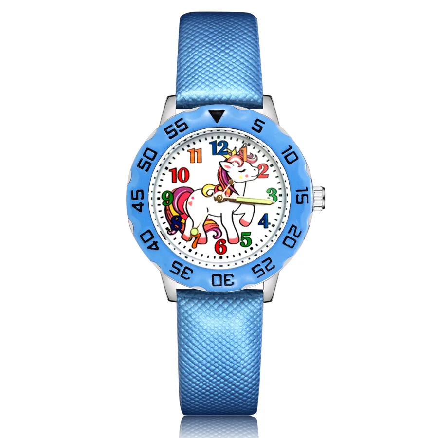 Детские часы с милым мультяшным пони спортивные из желейной кожи новые модные