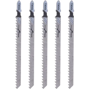 Набор лезвий для лобзика T301DL HCS с Т-образным хвостовиком, 132 мм, 5 дюймов, 6 дюймов, для чистки дерева, 5 шт.