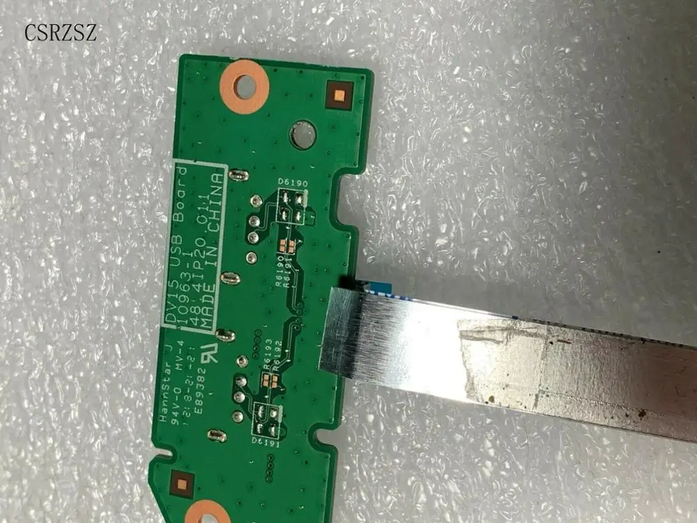 Оригинальная USB плата для ноутбука Dell Inspiron питания с кабелем N5040 N5050 M5040 3520 488.4ip20. 011