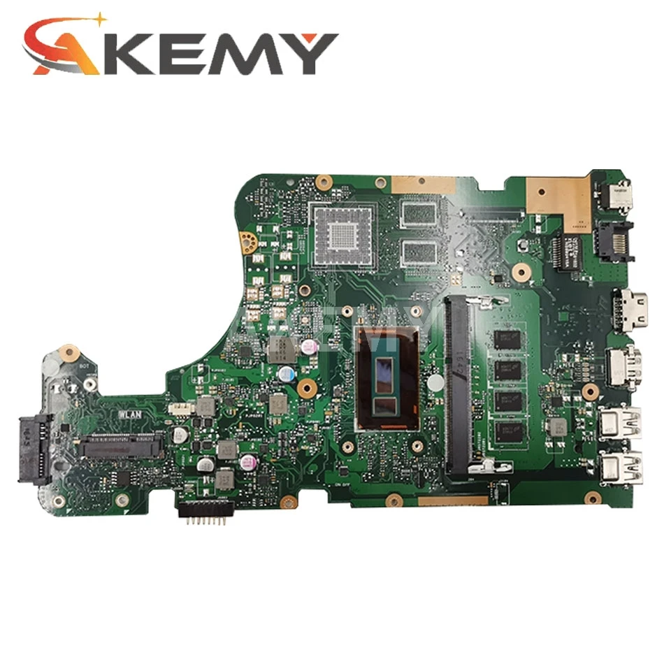 Akemy New! X555LAB Mainboard для Asus X555LA материнская плата ноутбука с i3-5010U CPU 4 Гб RAM DDR3L - купить