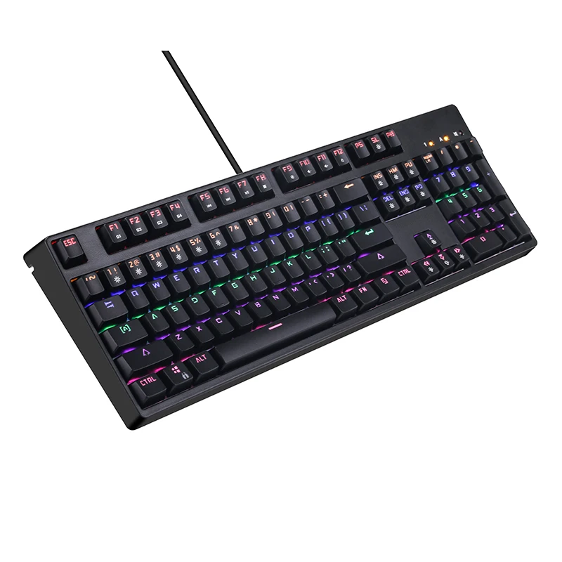 Игровая механическая клавиатура с подсветкой Rgb Gamer для компьютера ПК ноутбука Led