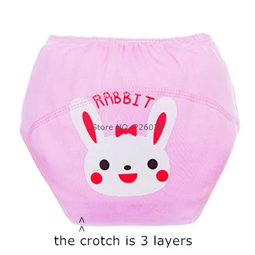 QD04 Rabbit 5 шт. в упаковке, Новое поступление, детское нижнее белье, моющиеся детские подгузники, Детские тренировочные штаны, многоразовые подгузники, QD07 - Цвет: QD04 Rabbit