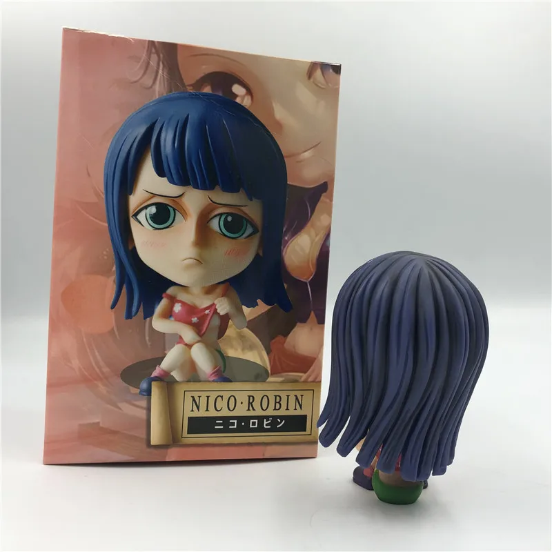 Милая привлекательная сидячая девушка Нико Робин из аниме Ver. ПВХ фигурки героев