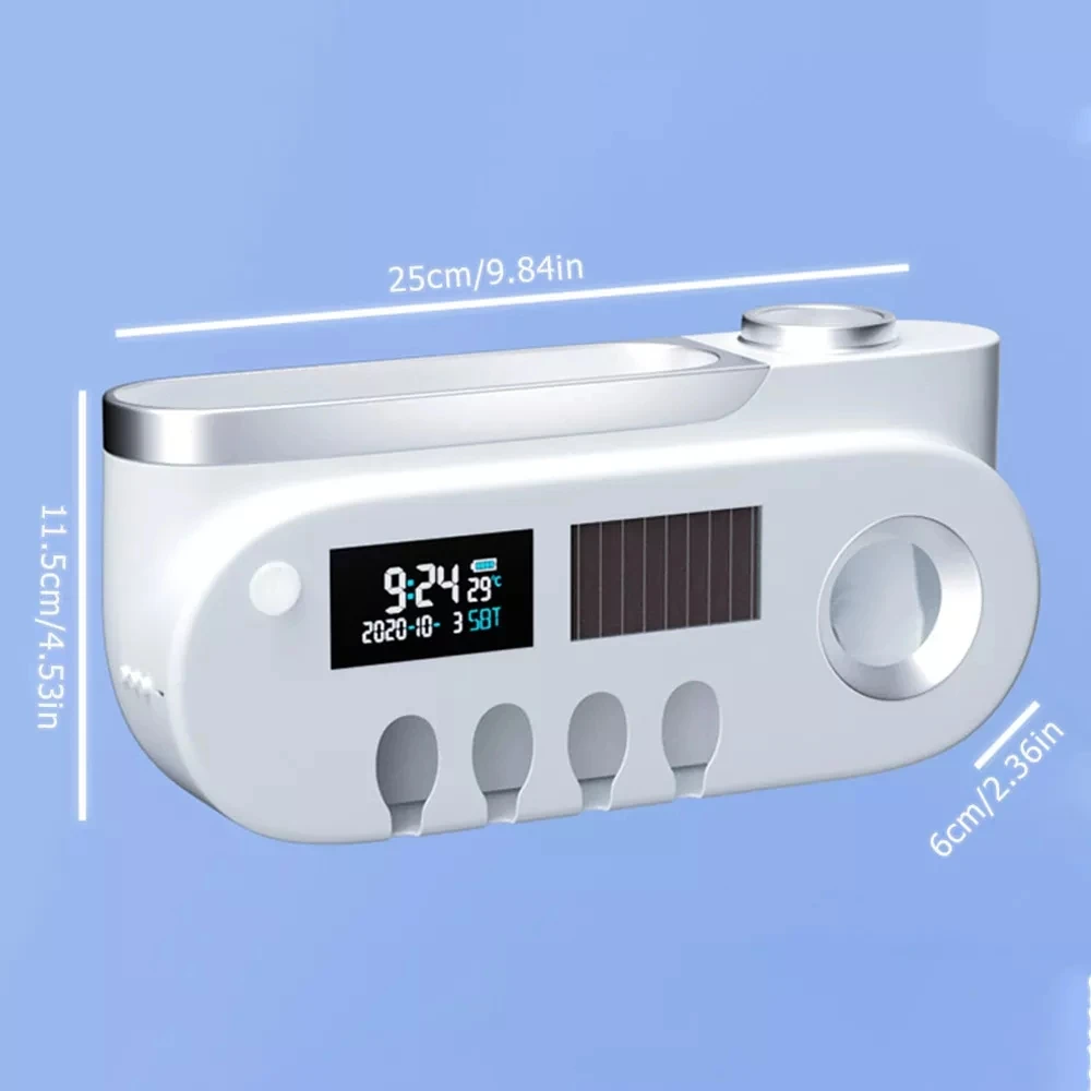 Держатель для зубной щетки автоматический стерилизатор выжималка пасты