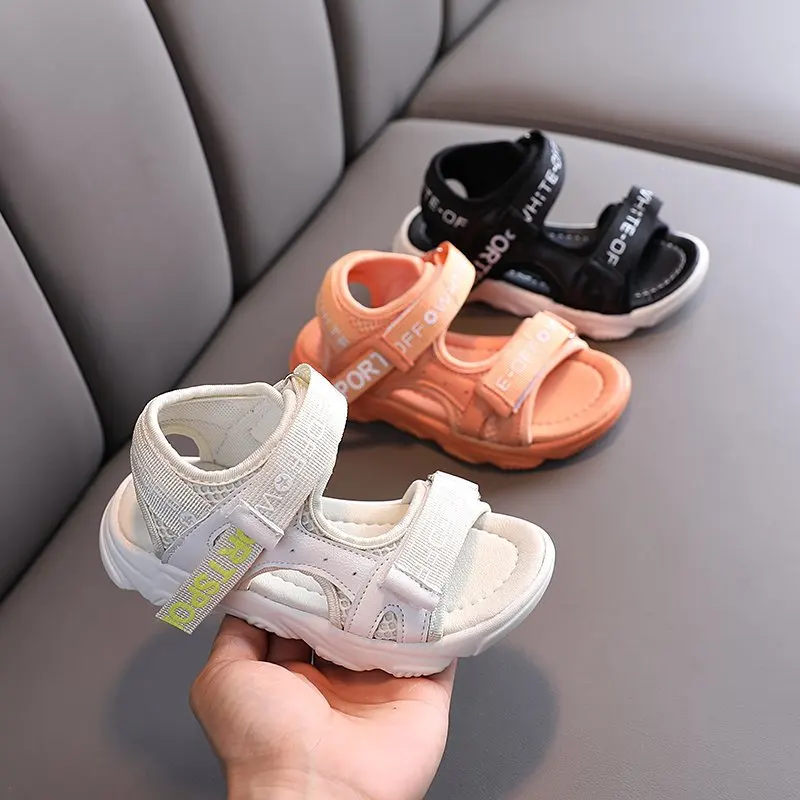 Сандалии для девочек Новинка модная летняя детская обувь мальчиков с широкой