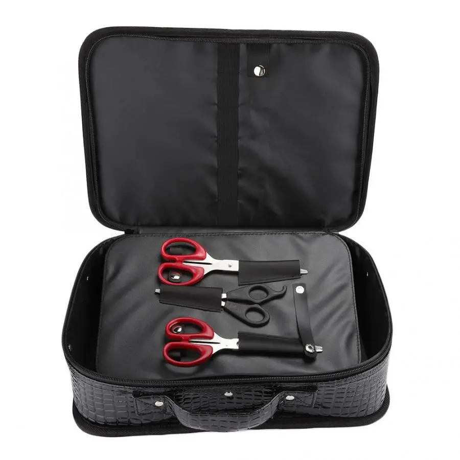 Портативный парикмахерский инструмент сумка для хранения Ножницы гребень зажим