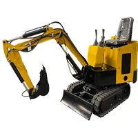 Hot Selling 1200kg Mini Excavator with Kubota diesel Engine Auger Hammer Ripper Quick hitch