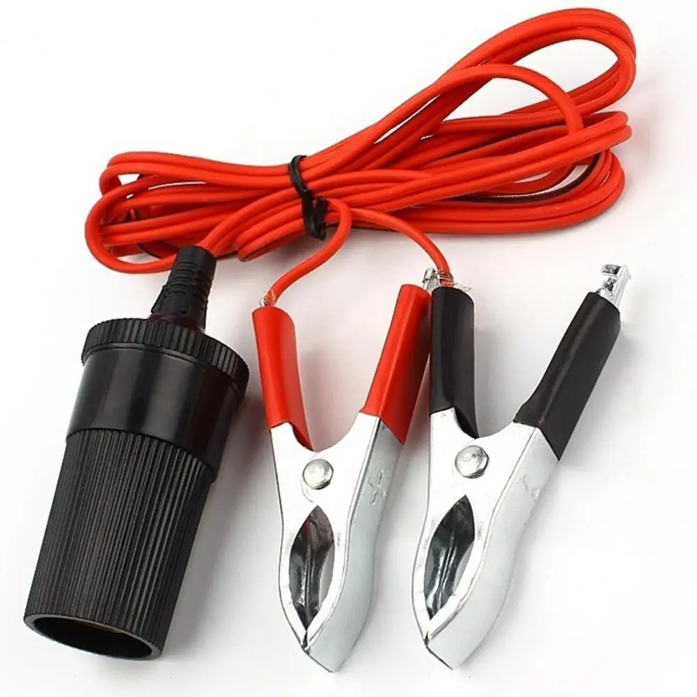 

12V Car Jump Starter Connector Emergency Lead Booster Cable Battery Clamp Clip