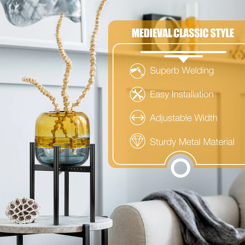 Бонсай садовый черный домашний декор подставка для цветочного горшка напольный