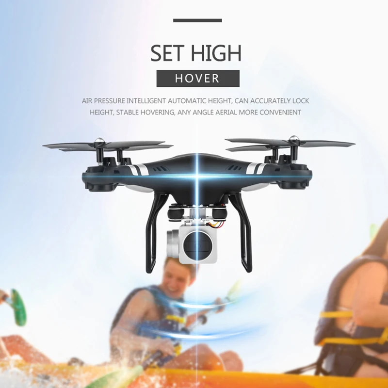 RC WI-FI с видом от первого лица Квадрокоптер 4K HD Камера Дрон профессиональной воздушной видео 6 Axis Gyro 4 Каналы р/у вертолет Квадрокоптер с высокой фиксацией