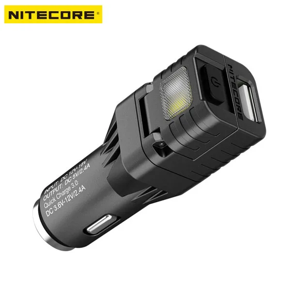 Автомобильное быстрое зарядное устройство Nitecore VCL10 Cigrett оконный выключатель 25