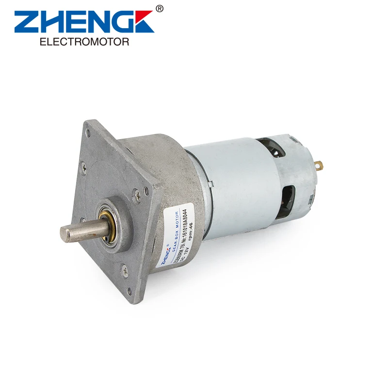 

ZHENGK ZGB60FM micro adjustable speed forward and reverse DC reduction motor central shaft 12V 24V 3.5-490RPM Eccentric shaft
