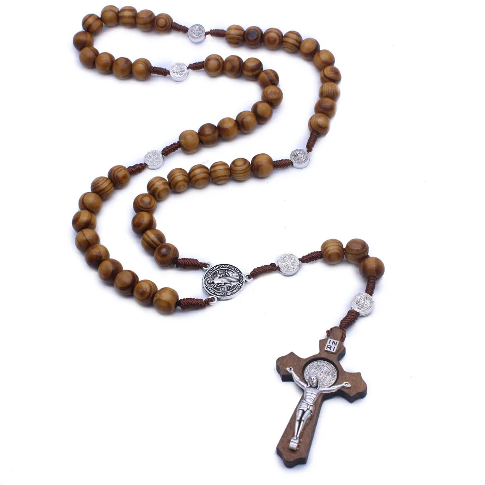 Новая деревянная античная мебель крест четки оптом по низкой цене с подвесками