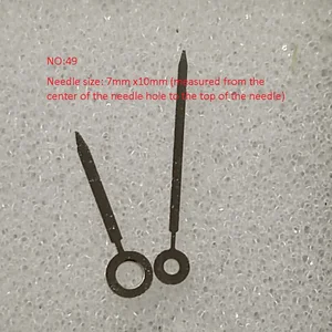 Watch accessories, watch pointer, 3-pin female model, suitable for 762 quartz movement, pointer size 7mm x10mm /No.0049